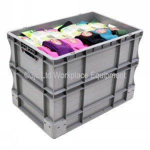 Heavy Duty Stacking Euro Box 60cm 90 Litre